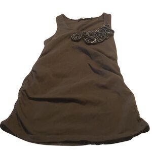 The Limited Olive Tank Top with Silver Embellishments